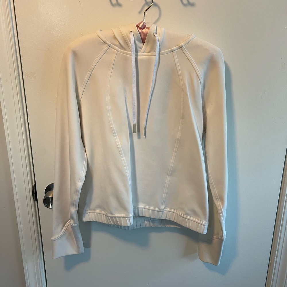 Lululemon Athletica White Scuba Hoodie